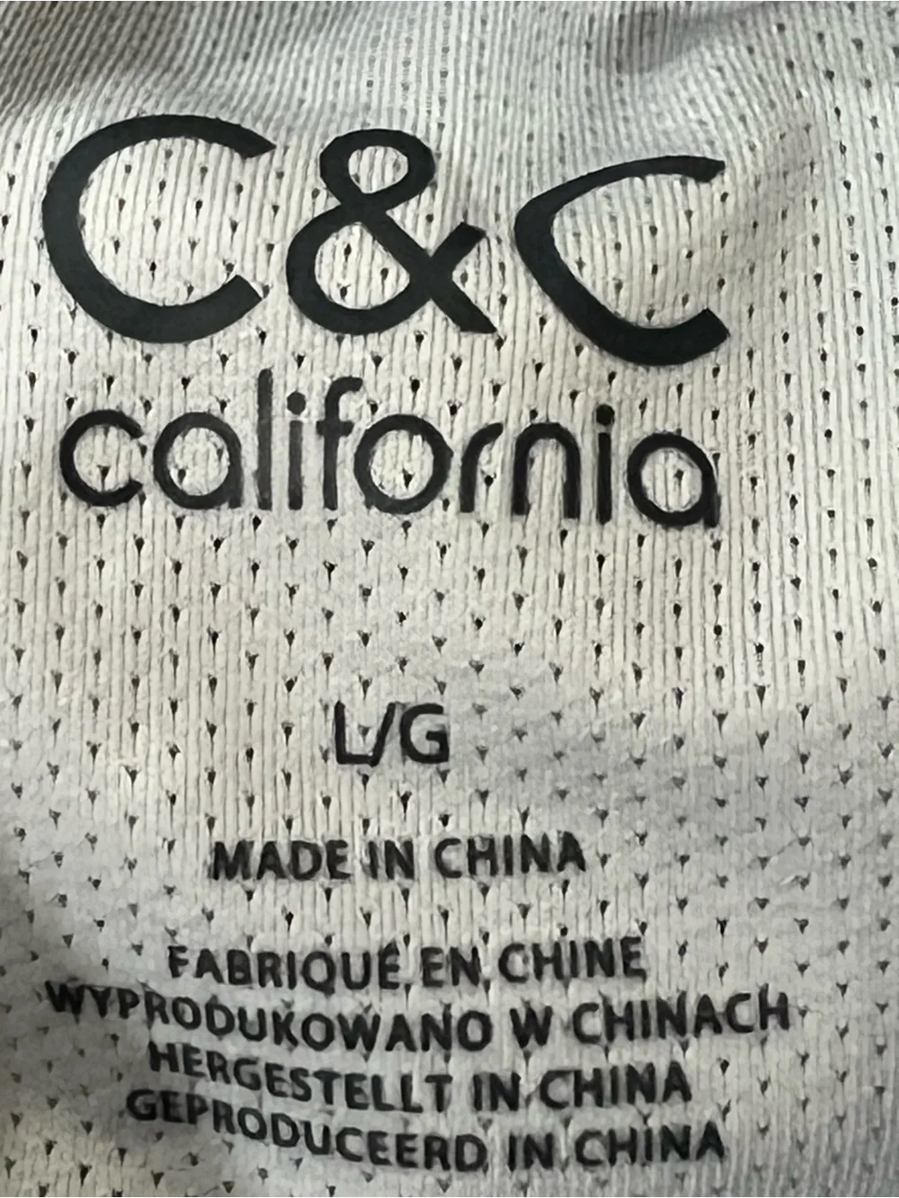 C&C California polyester stretch flexible